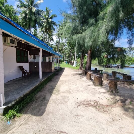Outdoor Area of Moonlit Sands